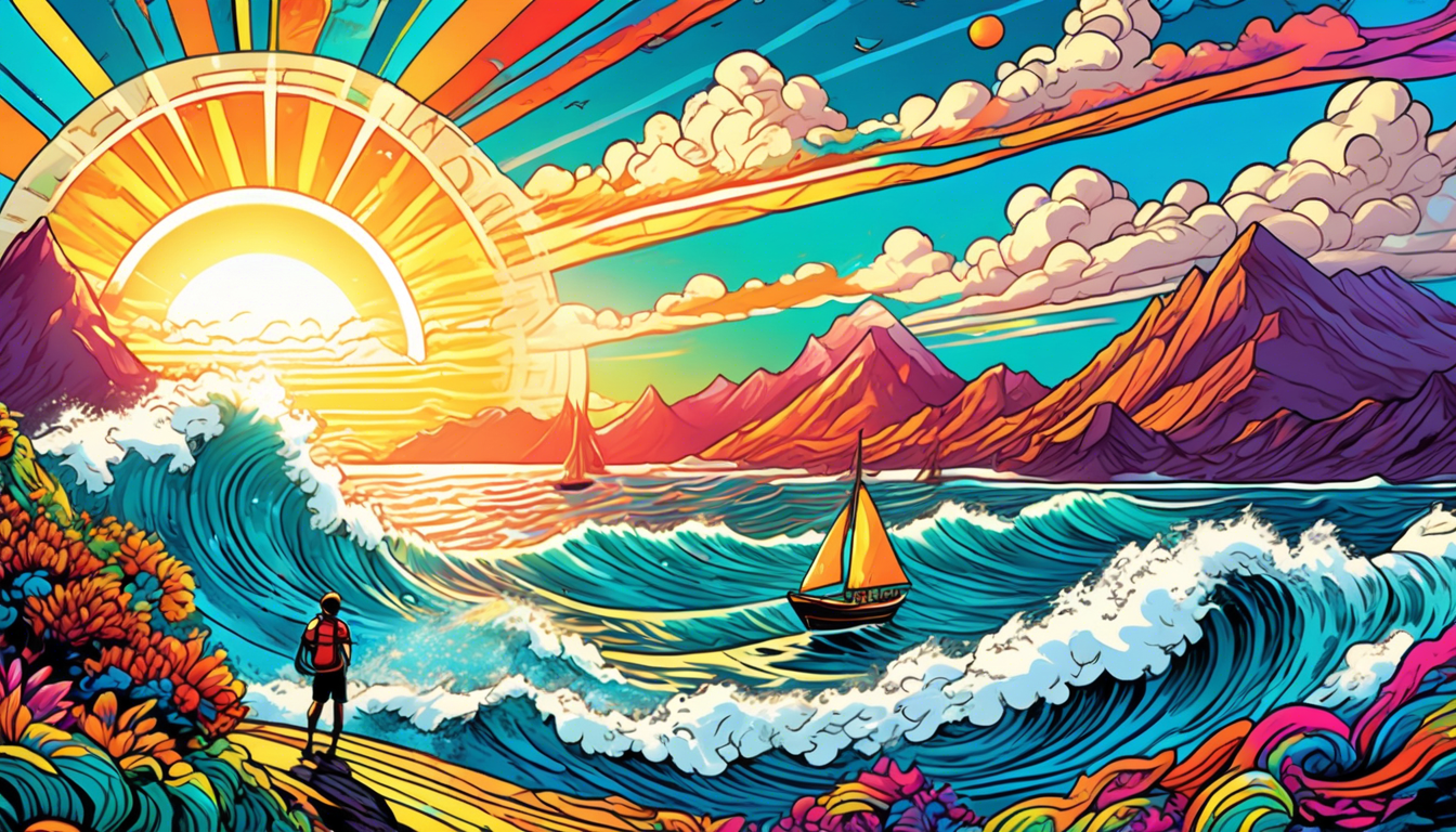 Ocean, mountains